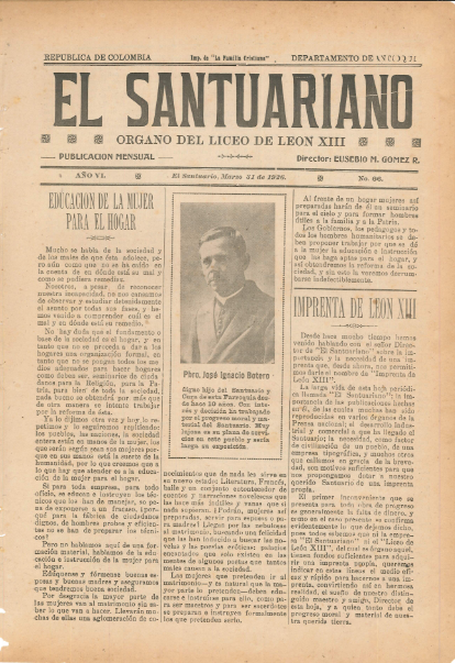 66 EL SANTUARIANO_Marzo 1926